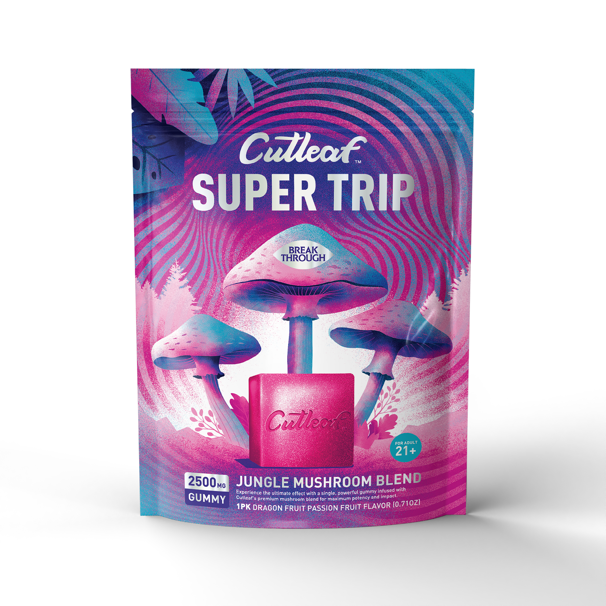 Dragon Fruit Passion Fruit Super Trip Mushroom Gummies