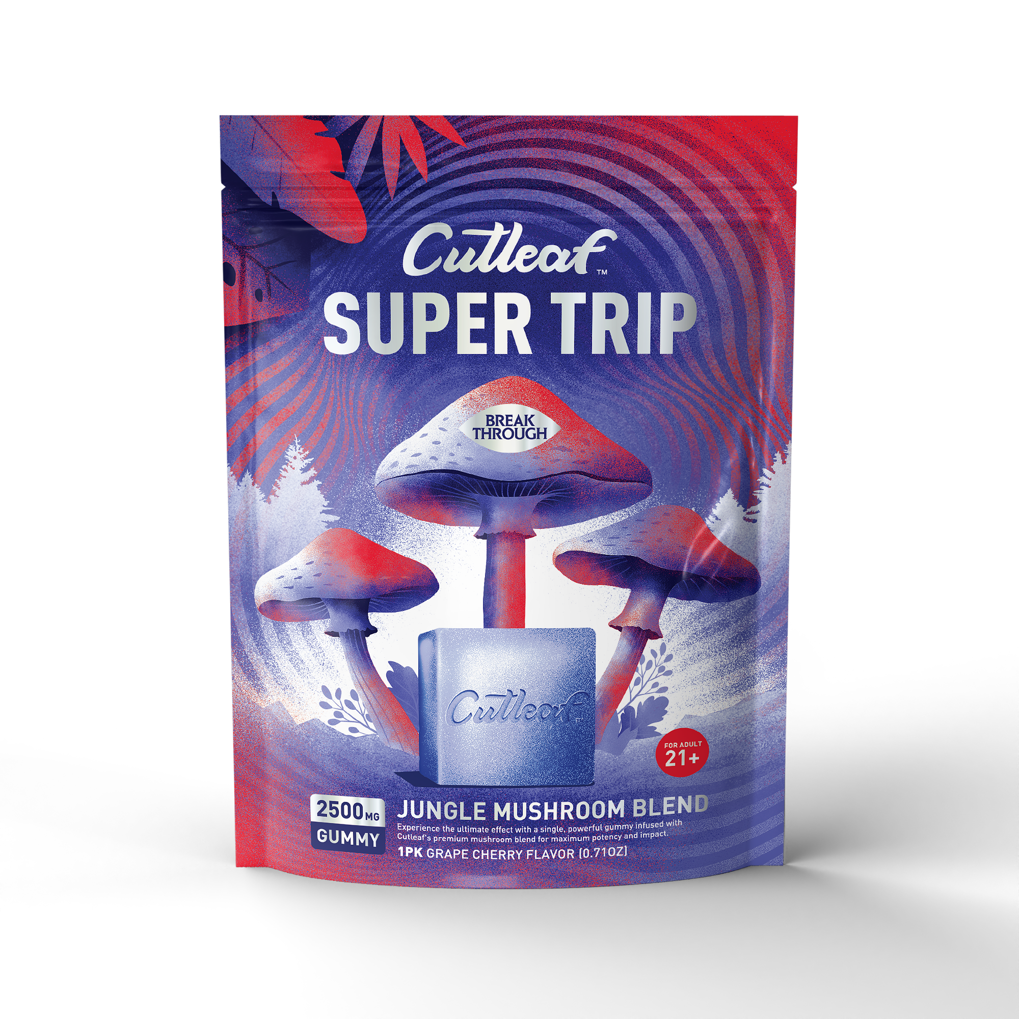 Grape Cherry Super Trip Mushroom Gummies