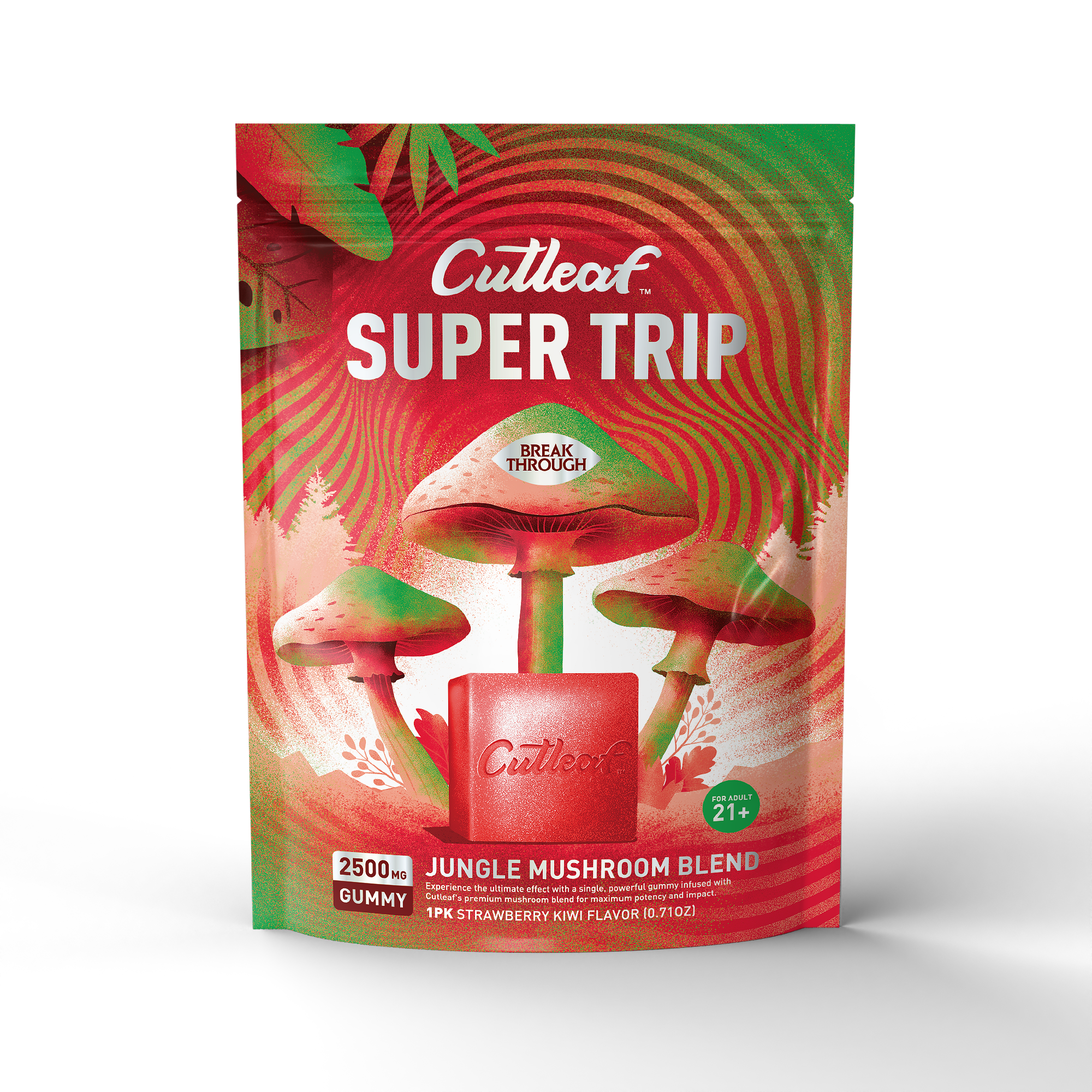 Strawberry Kiwi Super Trip Mushroom Gummies