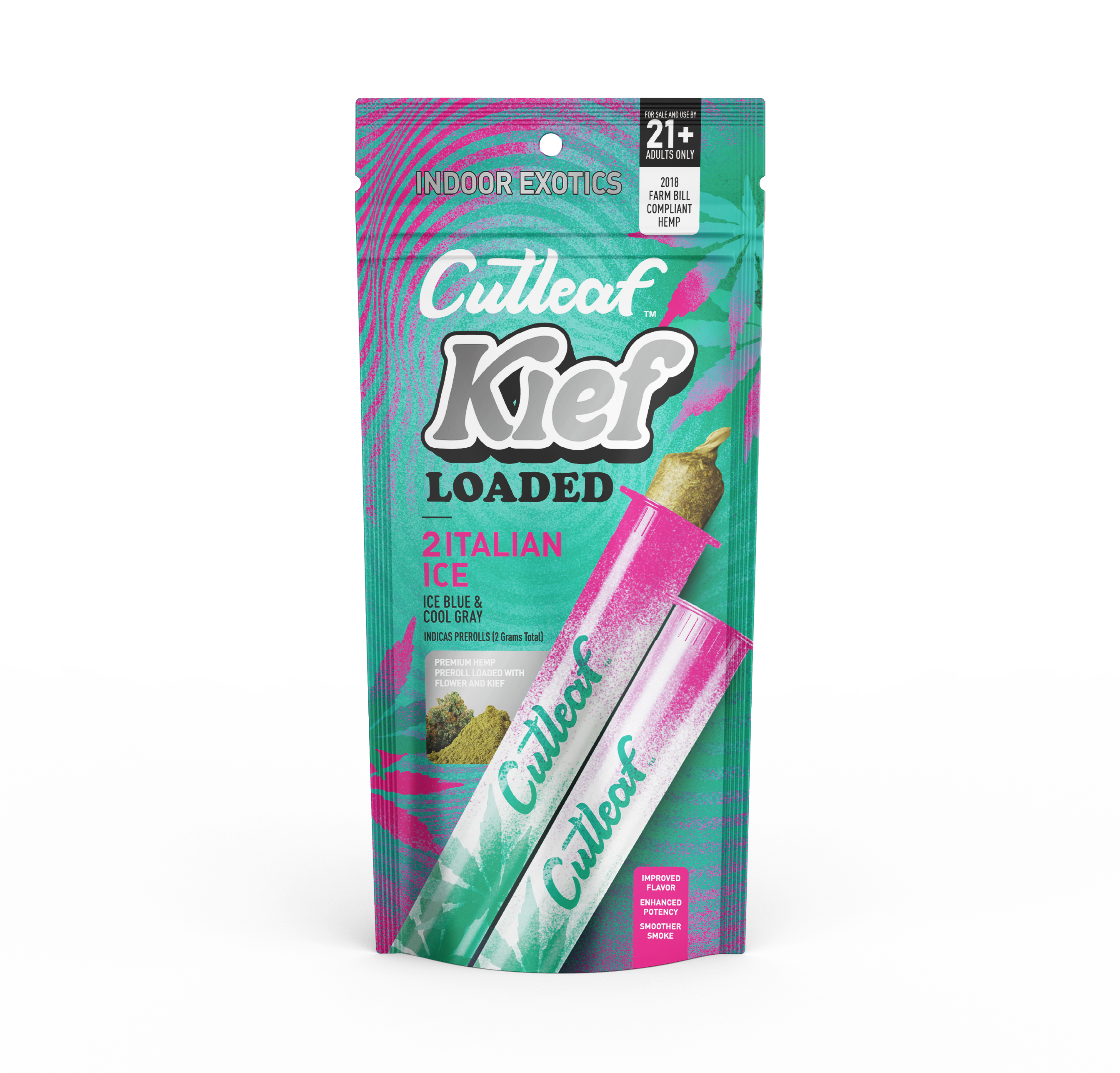 Italian Ice Kief Loaded 2pk Preroll