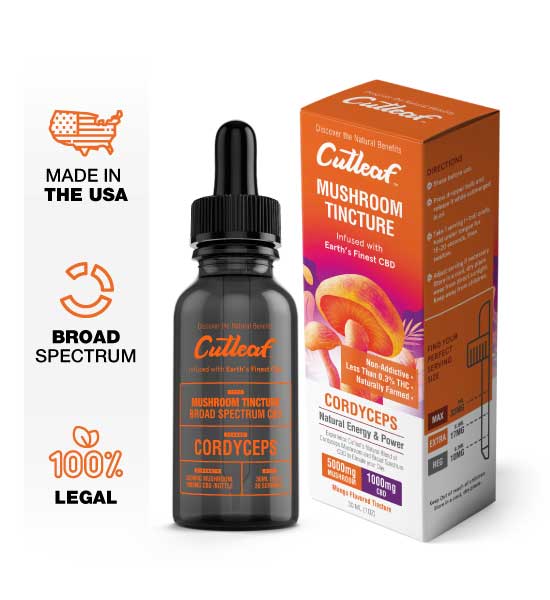 Cordyceps Tincture 5000MG Mushroom 1000MG CBD
