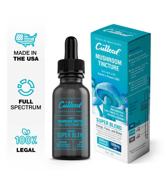 Super Blend Tincture 5000MG Mushroom 1000MG CBD