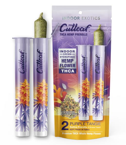 Purple Tangie THCA Hemp 2 pack Prerolls